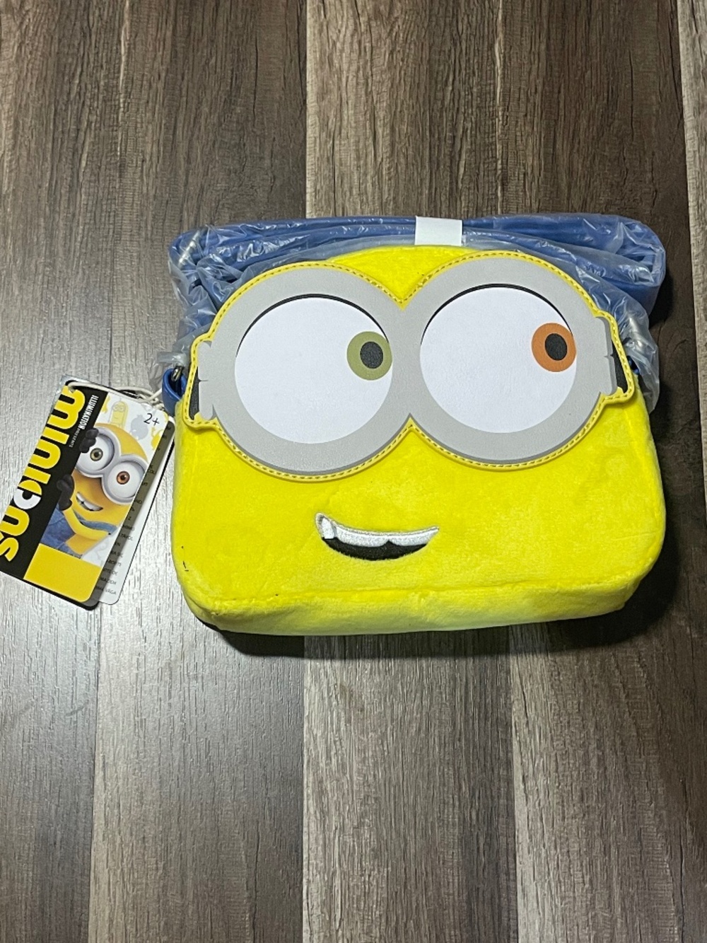 Despicable Me Minions Head Crossbody bag-furry Loungefly